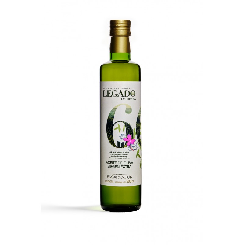 Aceite de Oliva Cristal Dorica 500 ml.